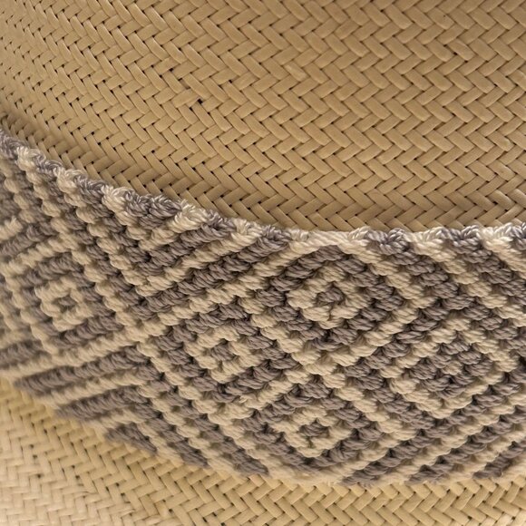 Eclectic Array "Falcon" fedora panama style hat - Picture 4 of 9